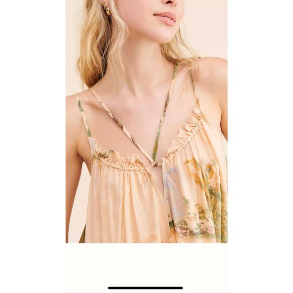 Anthropologie Tahnee Kelland Strappy Flowy Maxi Beach Resort Vacation Medium - Picture 3 of 7